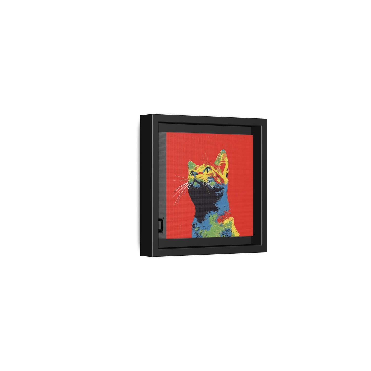 Cat On Red