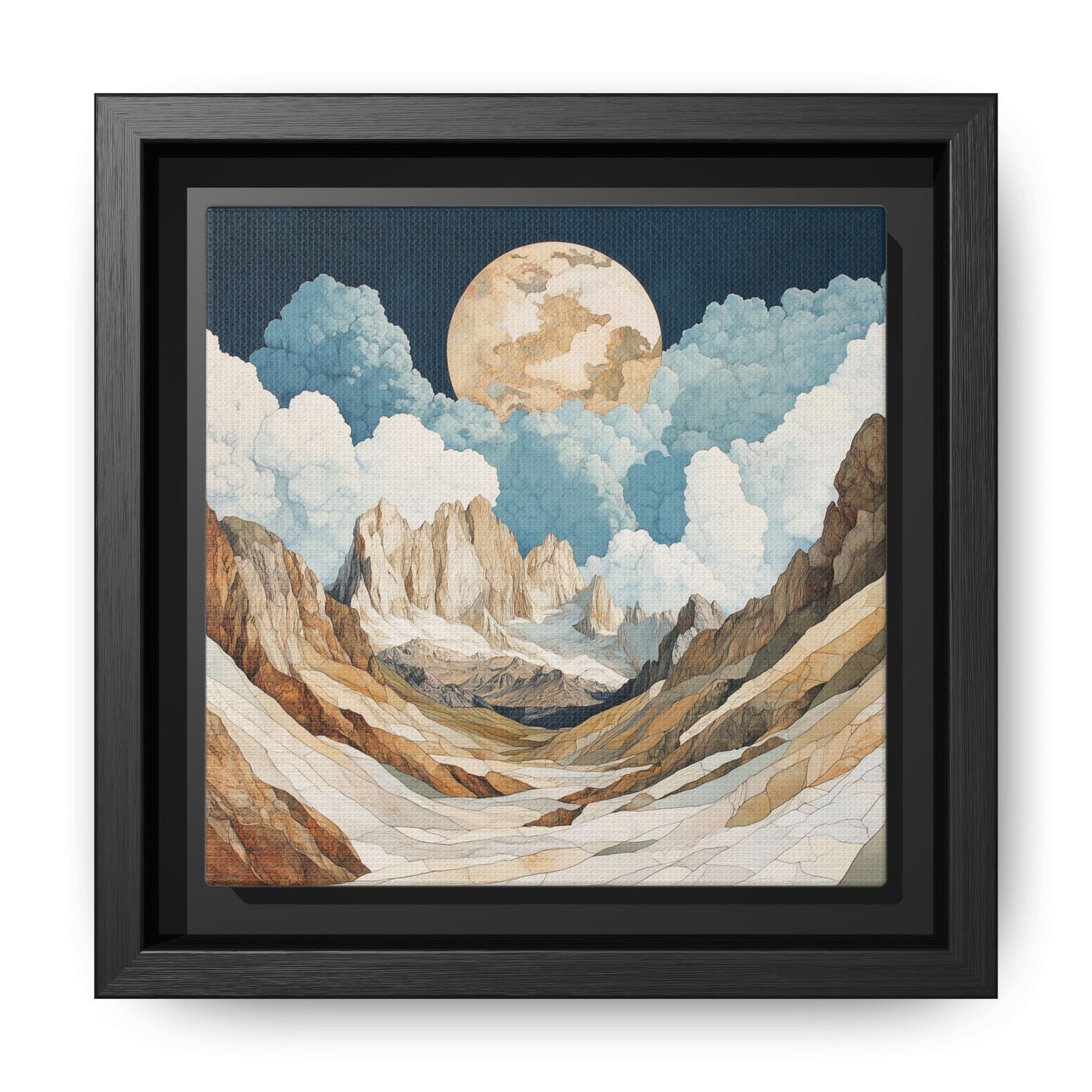 Moon And Mountains